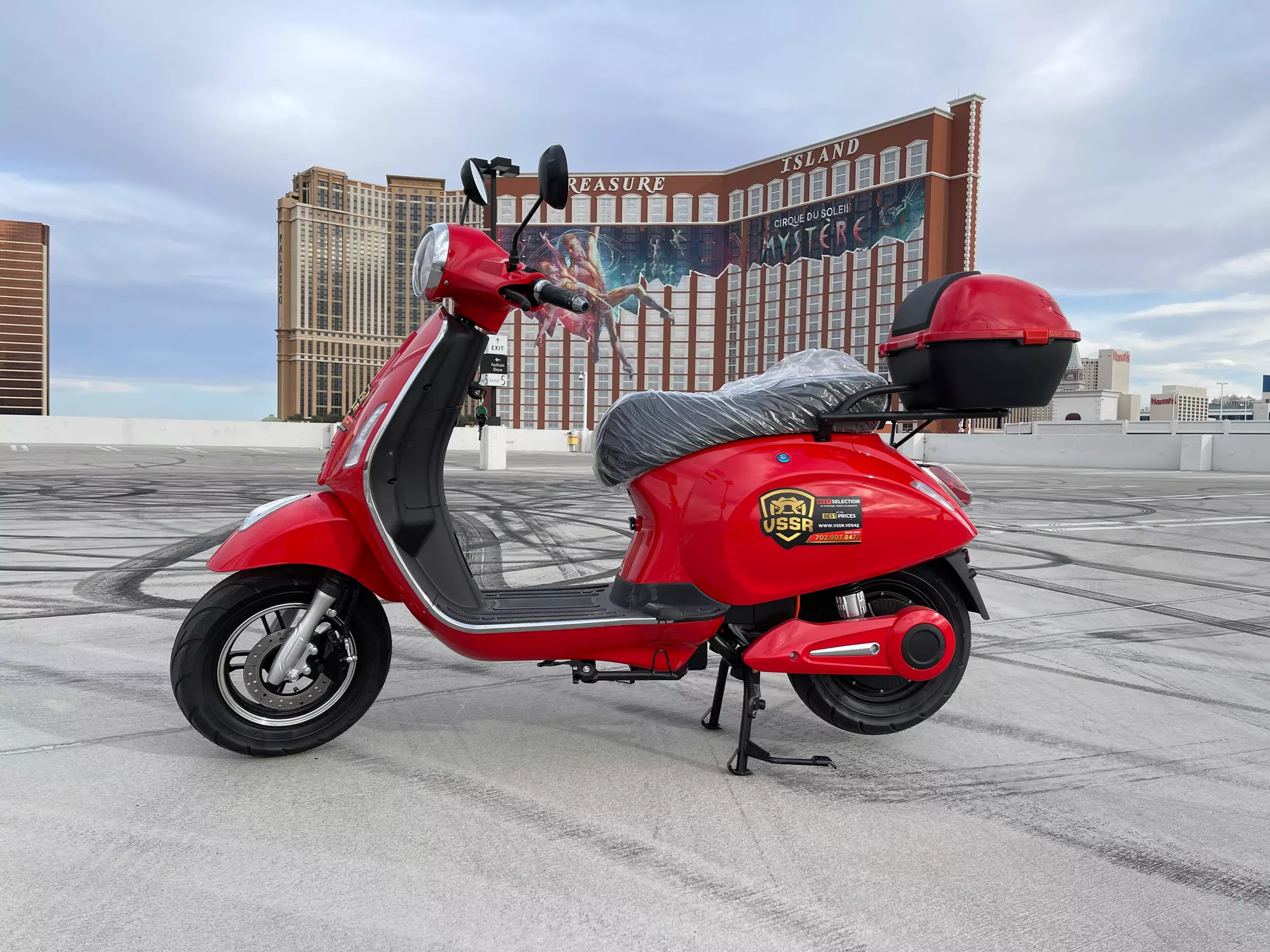 1-Hour Tesla Scooter (iTank) Rental for One or Two at VSSR (Up to 32% Off)  - Primary Image