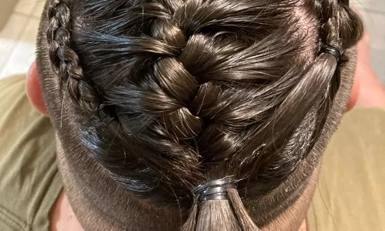 Up to 30% Off on Men's Viking Braid Style Full Length or Top Pony at Viking Braids - Second Medium