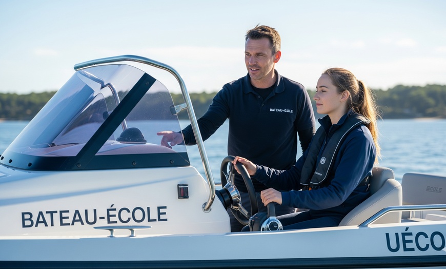 Image 1: Formation permis bateau côtier et fluvial avec Beulhuet Navigation