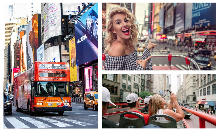 Image 1: Unlimited Day Pass – Hop On, Hop Off NYC Sightseeing Tour Bus