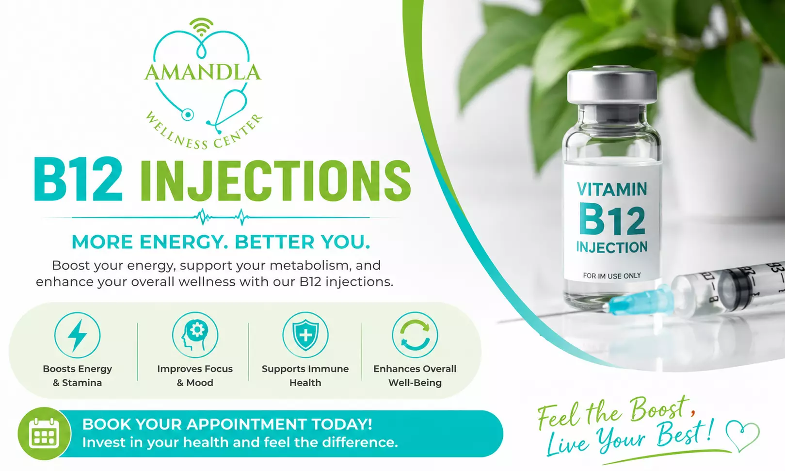 priceline b12 injections Amandla Wellness Center - From $70 - Fort Pierce Peptides for Hair Growth Get Started Quantity:3-Pack
