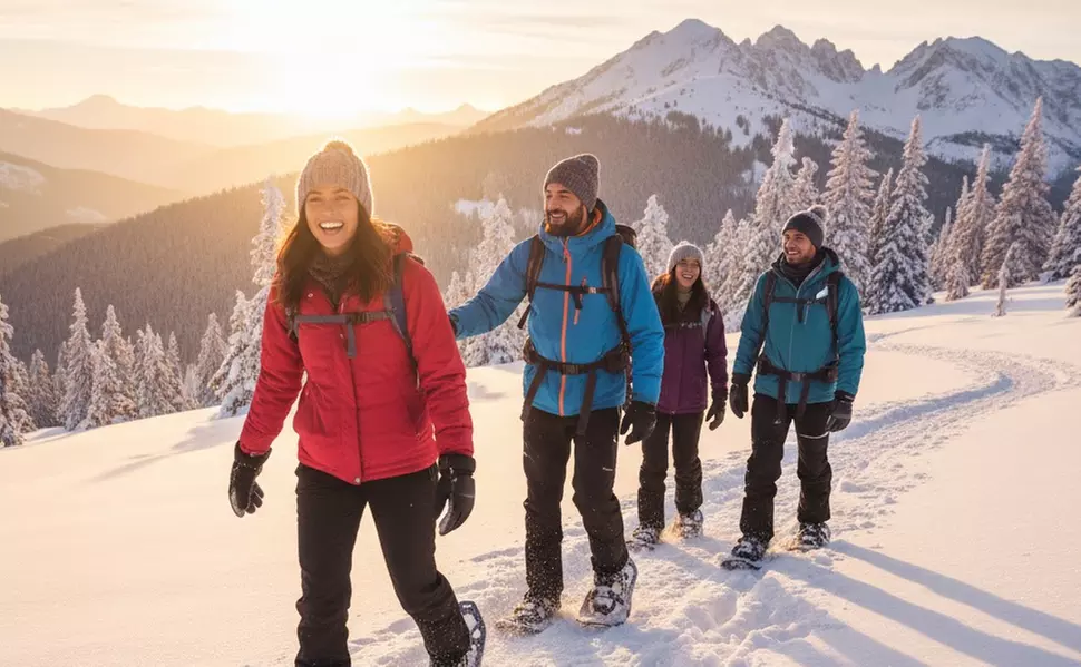 Guided Snowshoeing in Mt St Helens or Mt. Hood for 4 Hours
