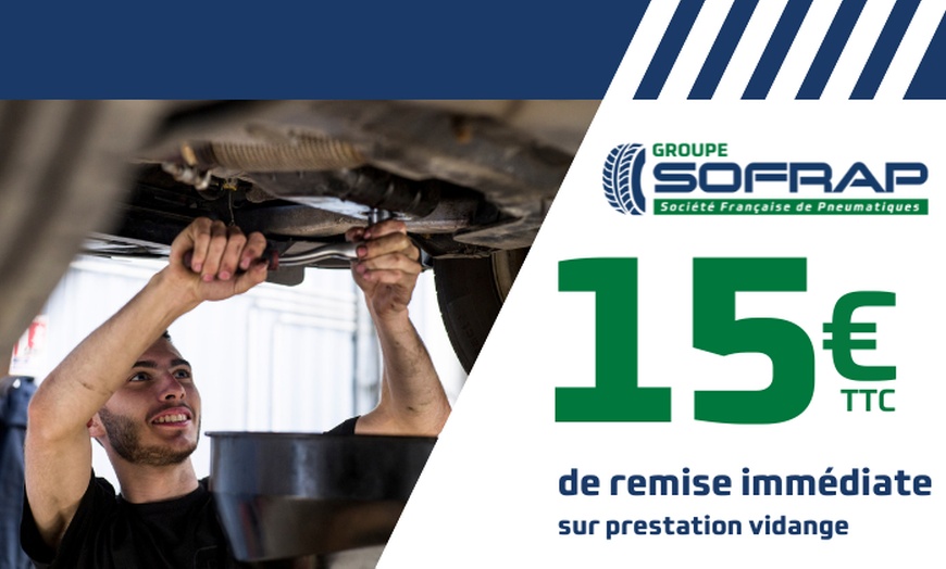 Image 1: Forfaits vidange à Godelu pneus et services Groupe SOFRAP