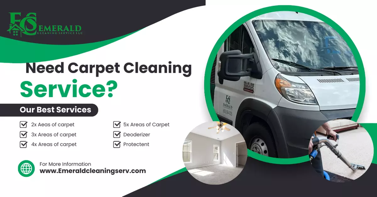 Refresh Your Home with Carpet Cleaning for 3, 4 or 5 Rooms at Emerald Cleaning Services L.L.C (Up to 20% Off)