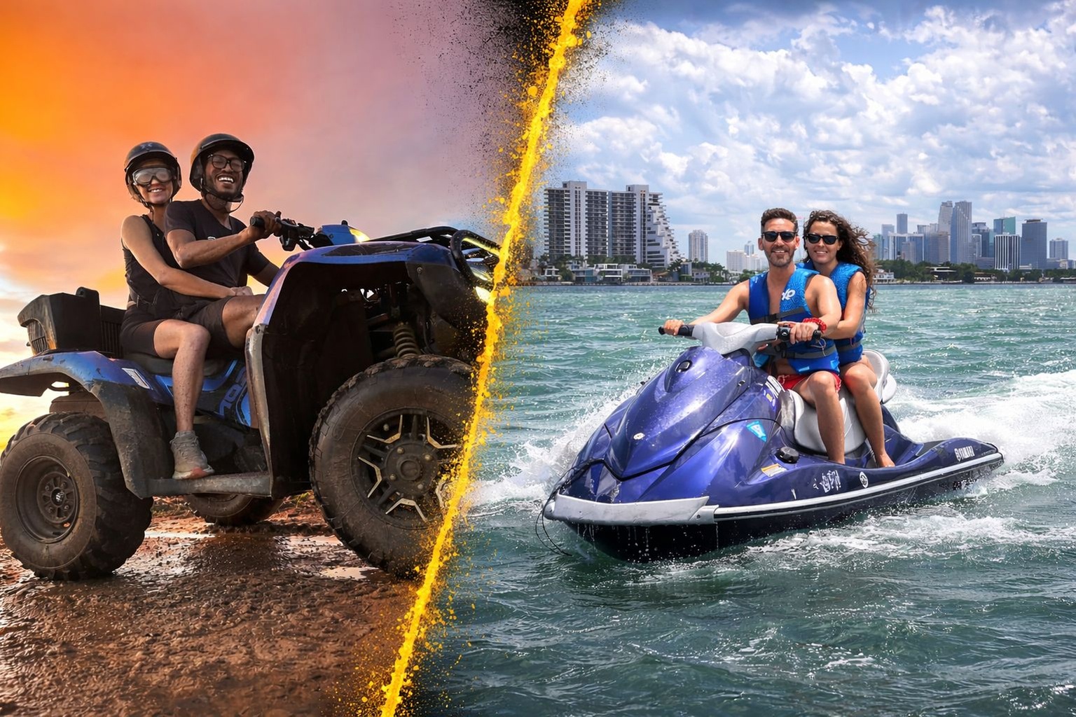 Ultimate Miami Adventure: 1-Hour ATV Tour and 1-Hour Jet Ski Thrills