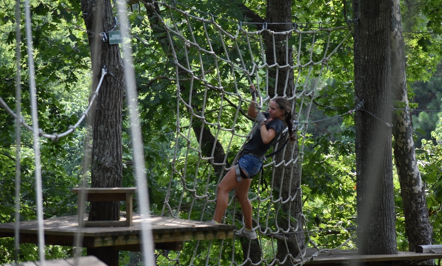 Image 3: Experience the High Ropes with Adults and Child Admissions 