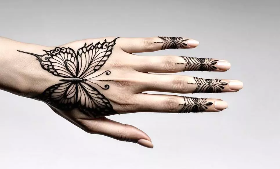 Tatuaż tymczasowy z henny
