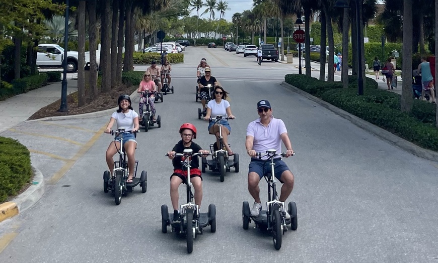 Image 3: 90 Minute Guided Electric Trike Tour of Downtown Naples, Florida! 
