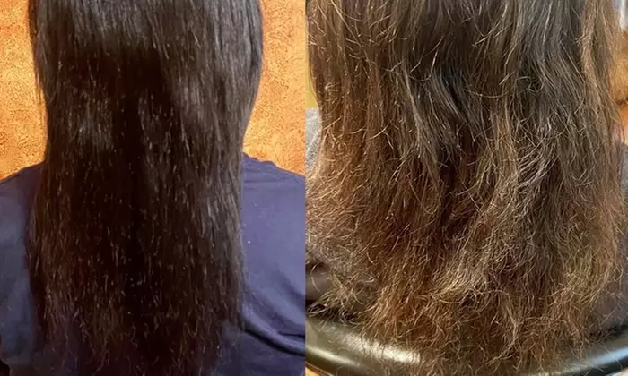 Smooth, Frizz-Free Hair with Brazilian Blowout or Keratin Treatment