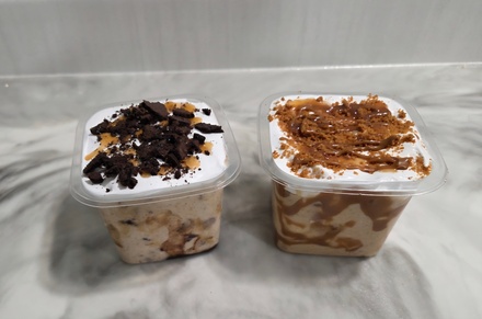Lil' Dip (small bundle):1-6oz cup + 1-8oz cups + 1 Flavor - Nana Puddin Perfection