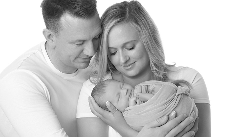 Image 7: Newborn Baby Photoshoot with one print at Flash Photography