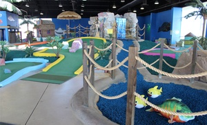 Unique Indoor Coral Reef Mini Golf Adventure for Two, Four or Six 