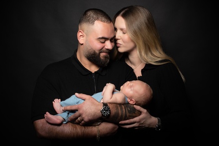 Shooting photo pour nouveau-né : 1h30 avec 2 photos HD incluses