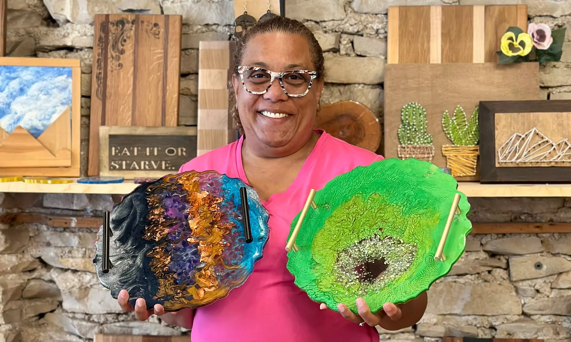 Epoxy Workshop for 1, 2 or 4 People at Fisk Avenue 