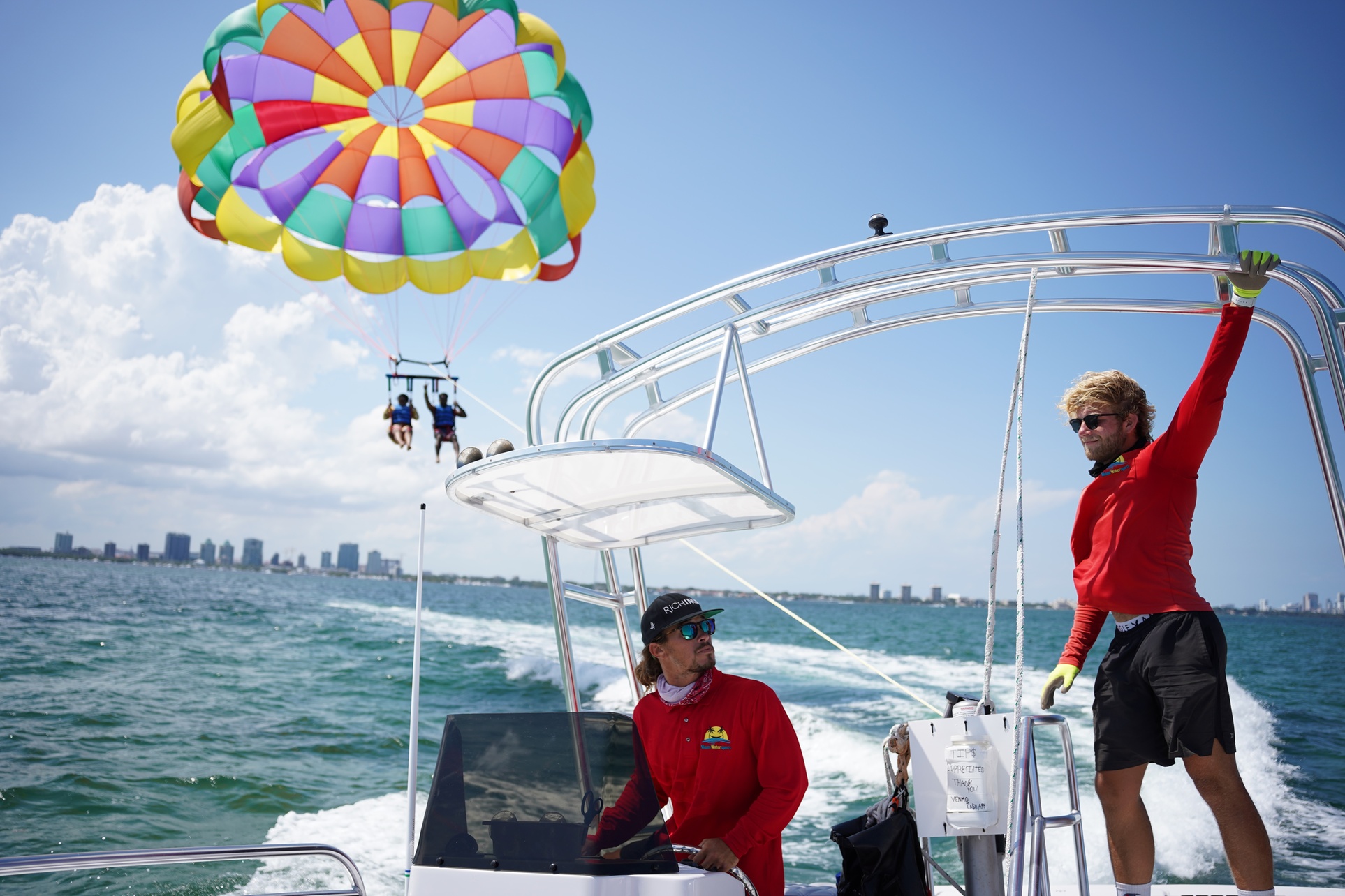 Parasail and Speedboat Pass with All Day Rentals Miami Beach