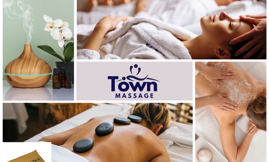 Image 1: 60 or 90-Minute Full Body Massage with Aromatherapy, Sea Salt Heat Pack, Sugar Scrub & Hot Stone (Up to 40% Off)