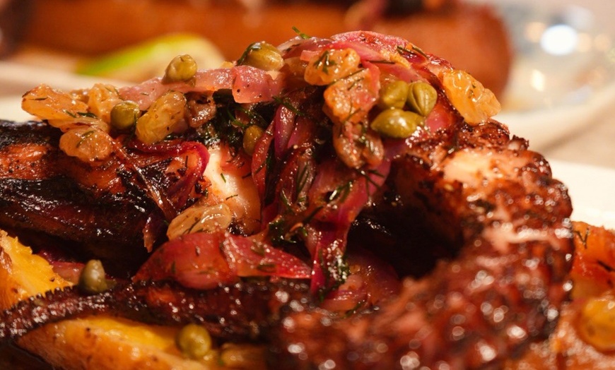 Image 4: Dinner Bundle with Entree, Drink, Appetizer & Dessert for 1–4 People