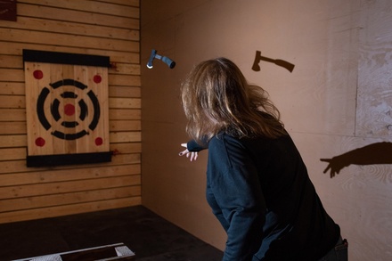 Two-Hour Axe Throwing - For 6 - Stumpy s Hatchet House Fairfield Axe Throwing