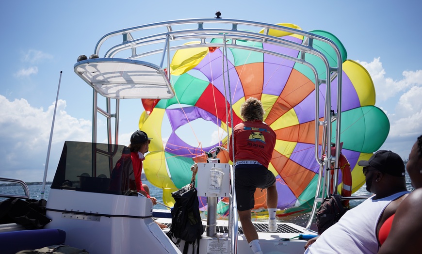 Image 2: Enjoy Parasailing and Speedboating Adventure 