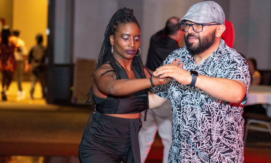 Image 1: Beginner Salsa & Bachata Group Lessons: 4 Weeks for One