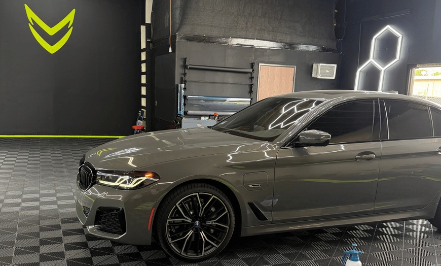 Image 3: Window Trim Blackout, Ceramic Coating– Gloss, Or Headlight Restoration