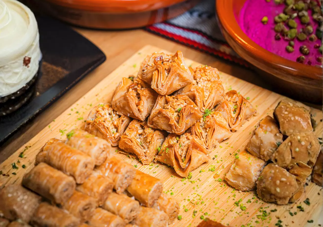 Elevated Ramadan Buffet with Drinks - Live Cooking and Skyline Views