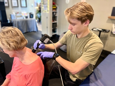 One Session of Shockwave Therapy and Exam - In Touch Wellness Center