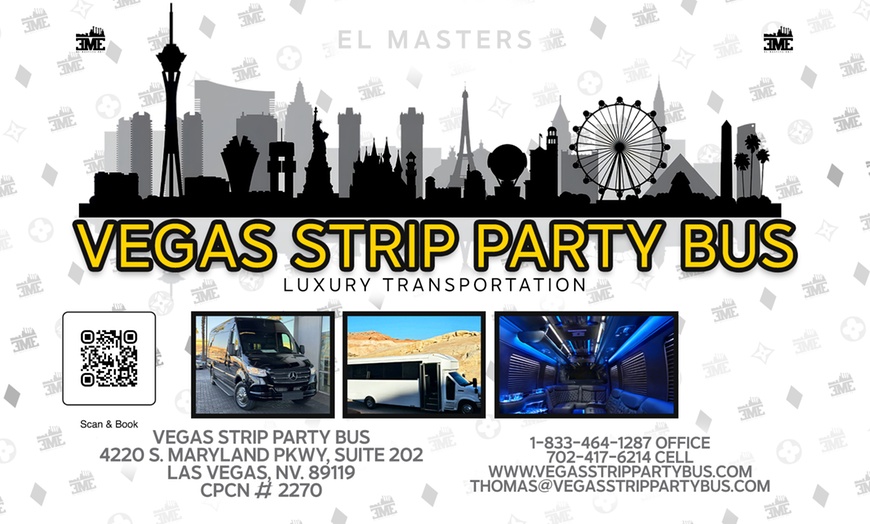 Image 3: Private Vegas Party Bus Tour – 3 Elite Casinos 