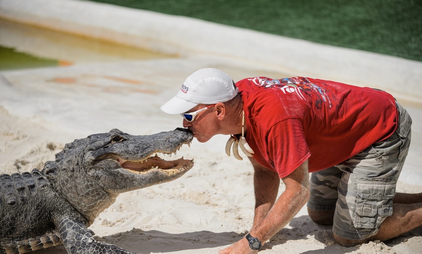 Image 4: Experience Wide Angle Tours' Everglades adventure for one or two, with up to 20% off. A thrilling airboat tour awaits!