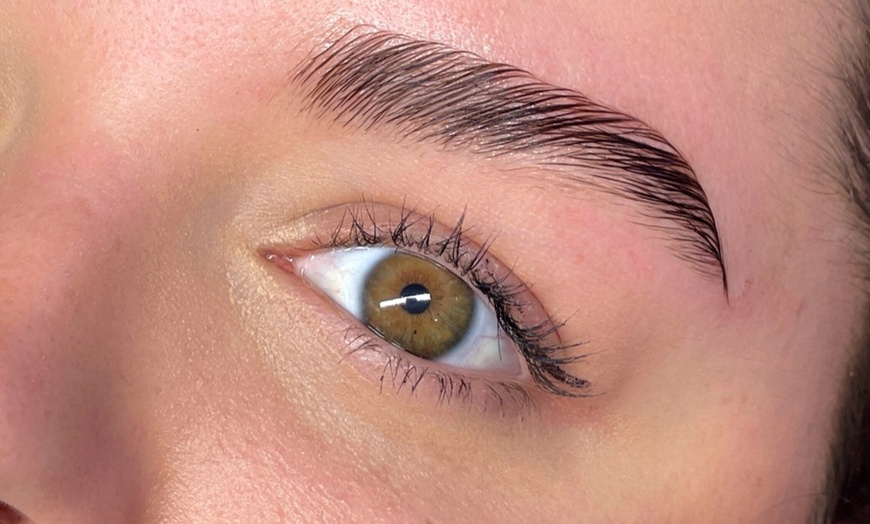 Image 1: Volume Eyelash Extensions with 2 Infills or Brow Lamination and Tint