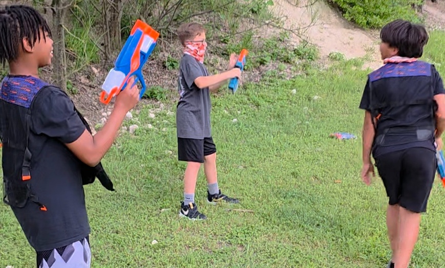 Image 9: Nerf Battle Party, Standard, or Ultimate NERF Battle Party Package 