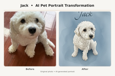 Turn Your Pet into Art – AI Pet Portraits in 10 Styles (In-App) - TeamEvents ai