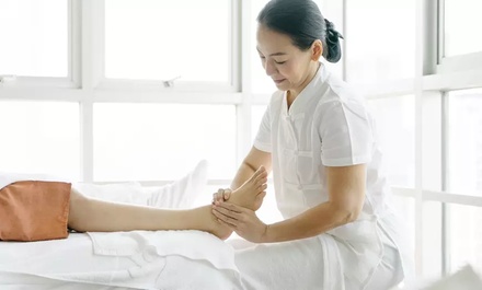 60 Minutes: 1 HOUR COMBO Asian Body Massage with Foot reflexology and hot rocks and sea salt - 1 Foot Reflexology Spa