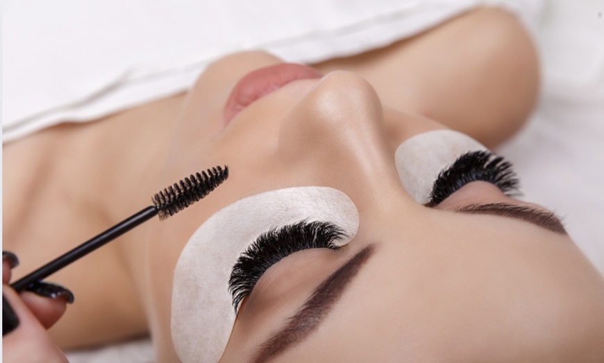 Image 1: Enhance Look w/ Hybrid, Volume, or Mega Volume Set Eyelash Extensions