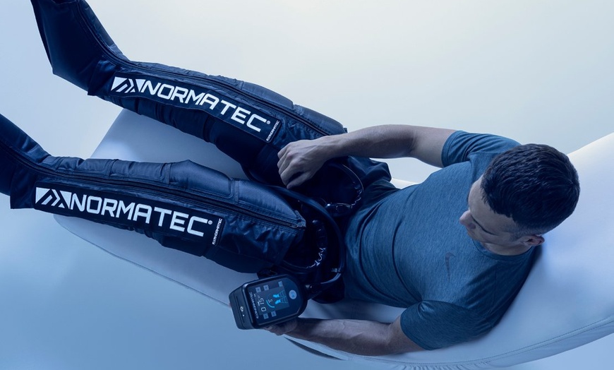 Image 1: 30 or 60-Minutes Normatec Compression Therapy For 1 or 60-Minute for 2