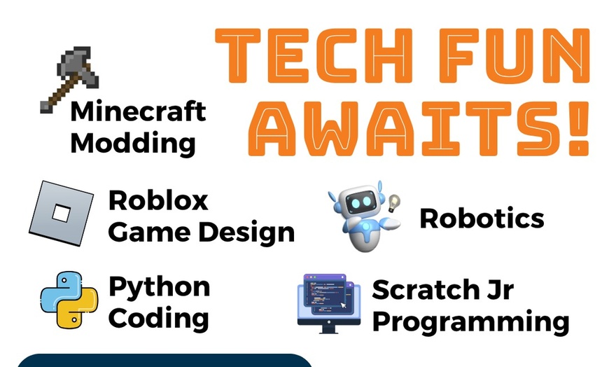 Image 2: 60-Min Happy Tech Hour or 2 60-MinTutoring Roblox & Minecraft Sessions