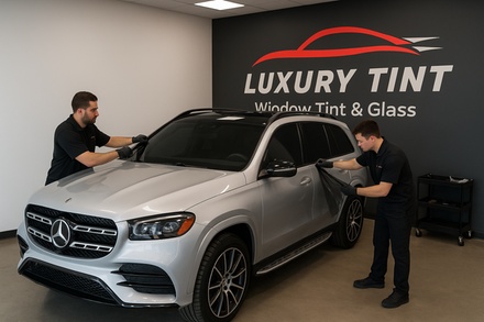 Full Car Five Window Ceramic Tinting, With Lifetime Warranty - Luxury Tint & Glass Replacement