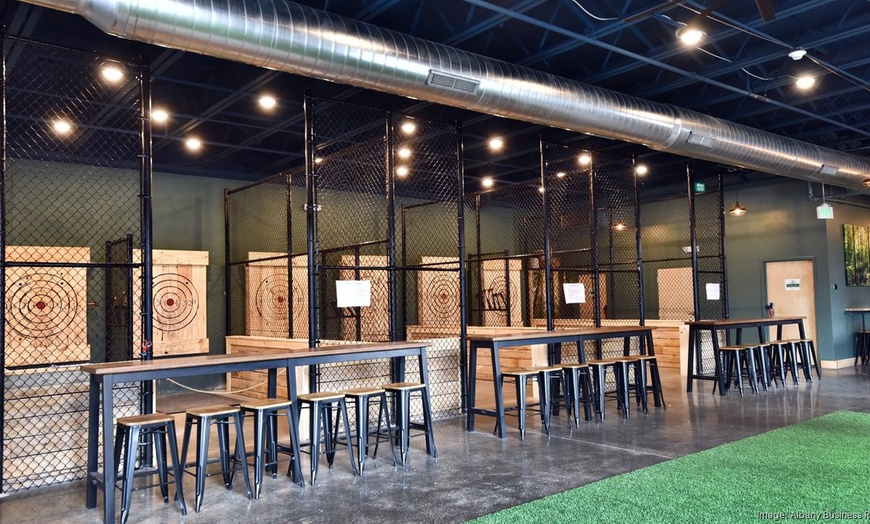 Image 2: Axe Throwing & Bar Fun in Downtown Albany