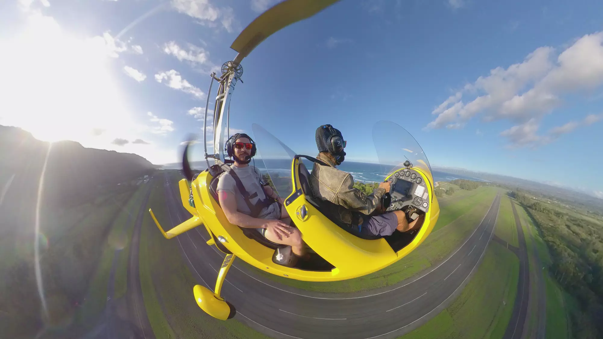 Explore Oahu's Sky: 30-Min Gyroplane Experience for upto 4 People