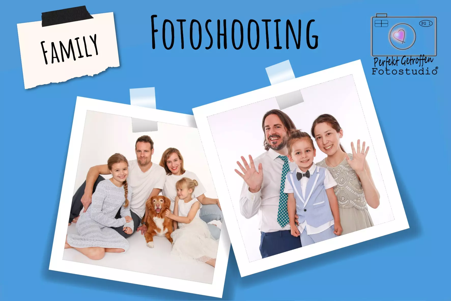Familien-, Portrait- oder Paar-Fotoshooting für bis zu 4 Personen