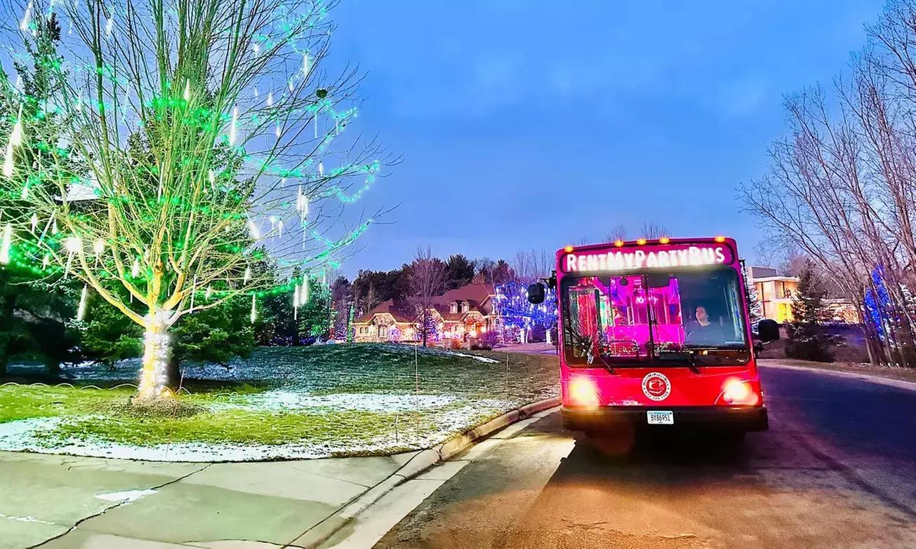 Magical Holiday Lights Tour For 1, 2, or 4 for a Dazzling Night Out