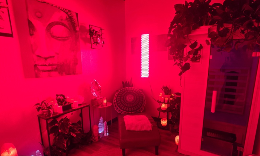 Image 2: Relaxation Packages with Sauna, Red Light and Salt Therapy