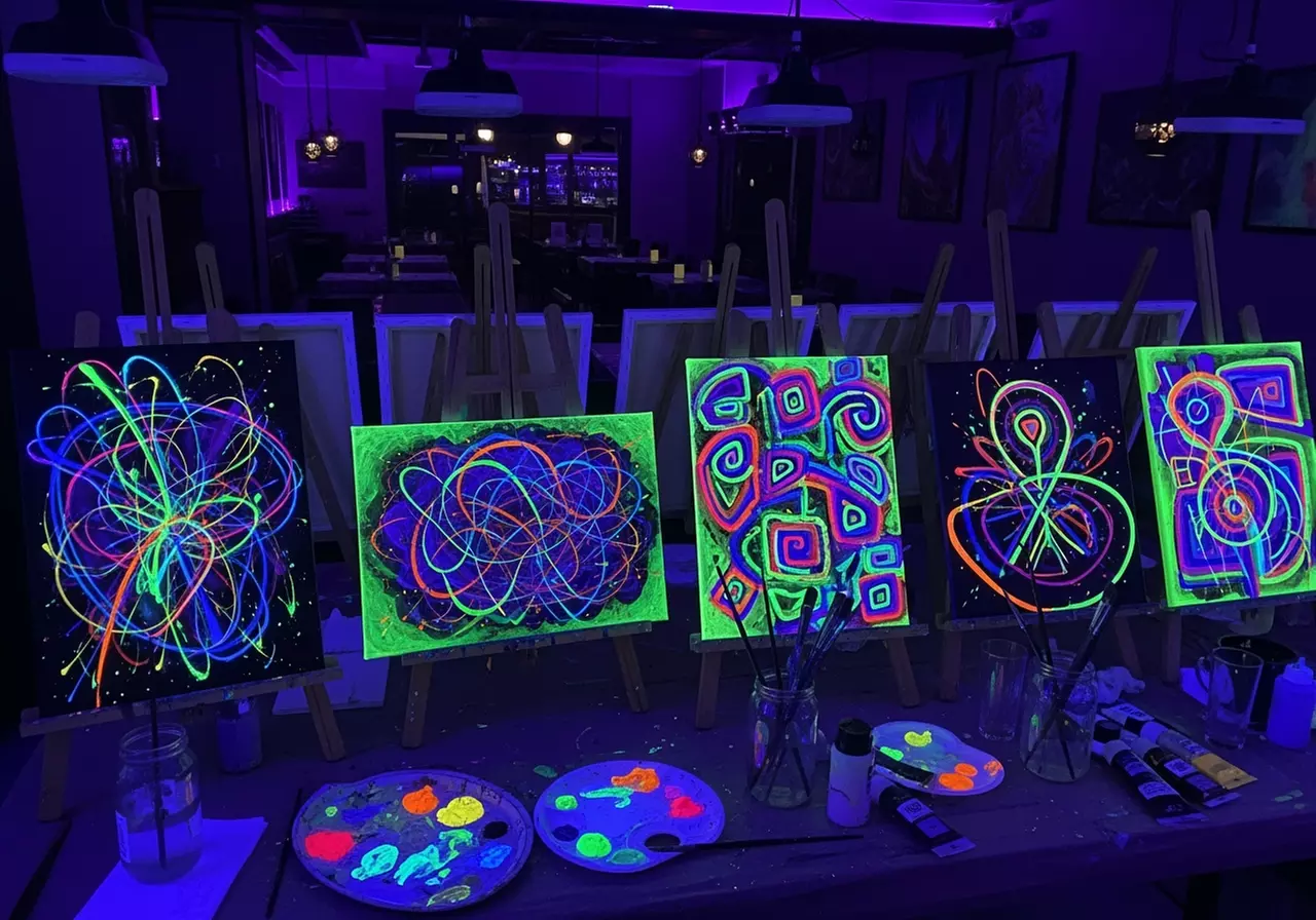 3-Hour Painting Party for One or Two – Glow Option