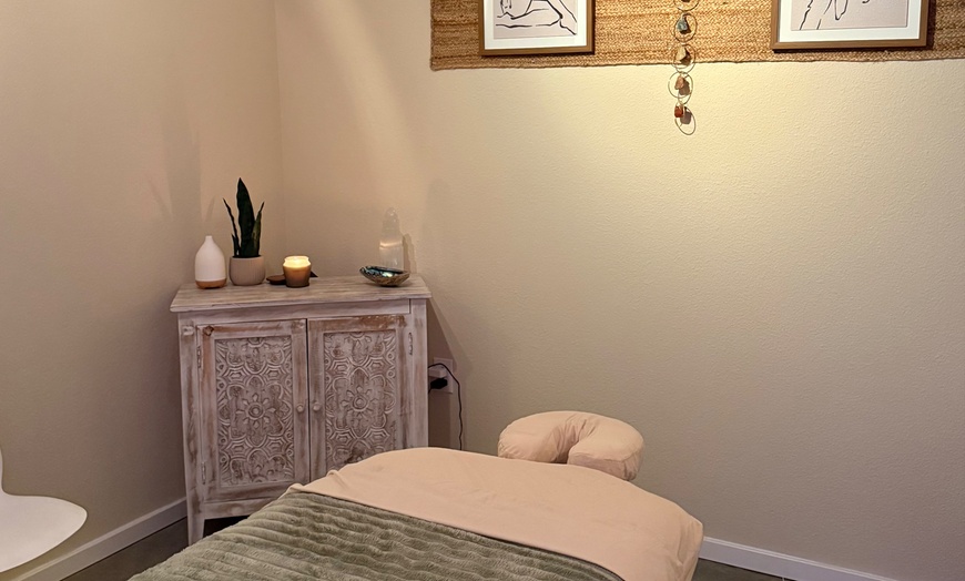 Image 2:  One 60-, 75-, or 90-Min Swedish or Deep Tissue Massage + Aromatherapy