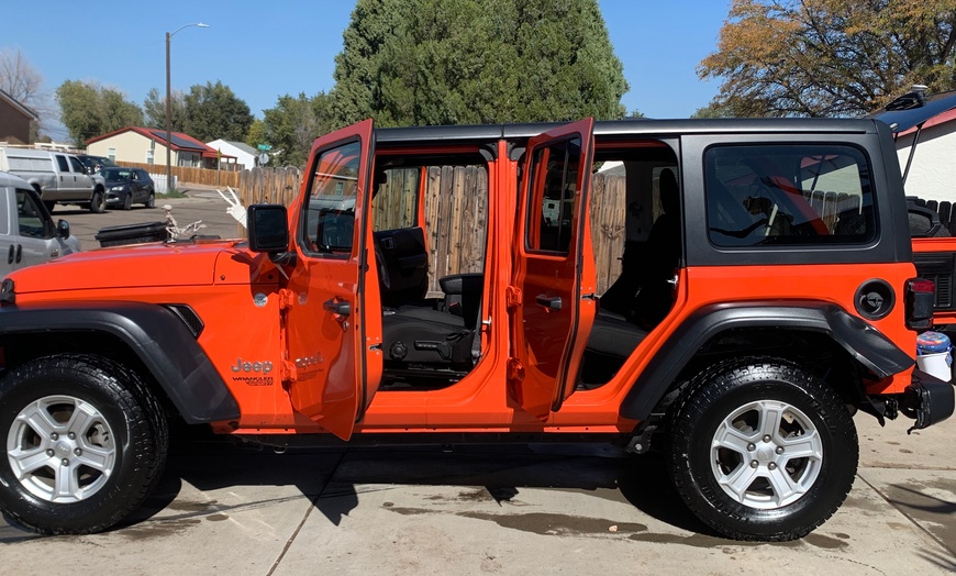 Image 2: Shine for Your Truck, Jeep, SUV with Exterior Wash and Ceramic Wax!
