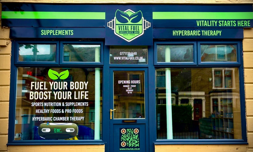 Image 1: Up to 33% Off on Hyperbaric Chamber at Vital Fuel – Supplements
