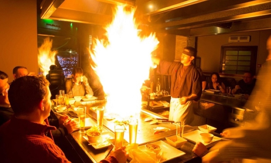 Image 1: Savor with Teppanyaki Experience for One, Two, or Four People