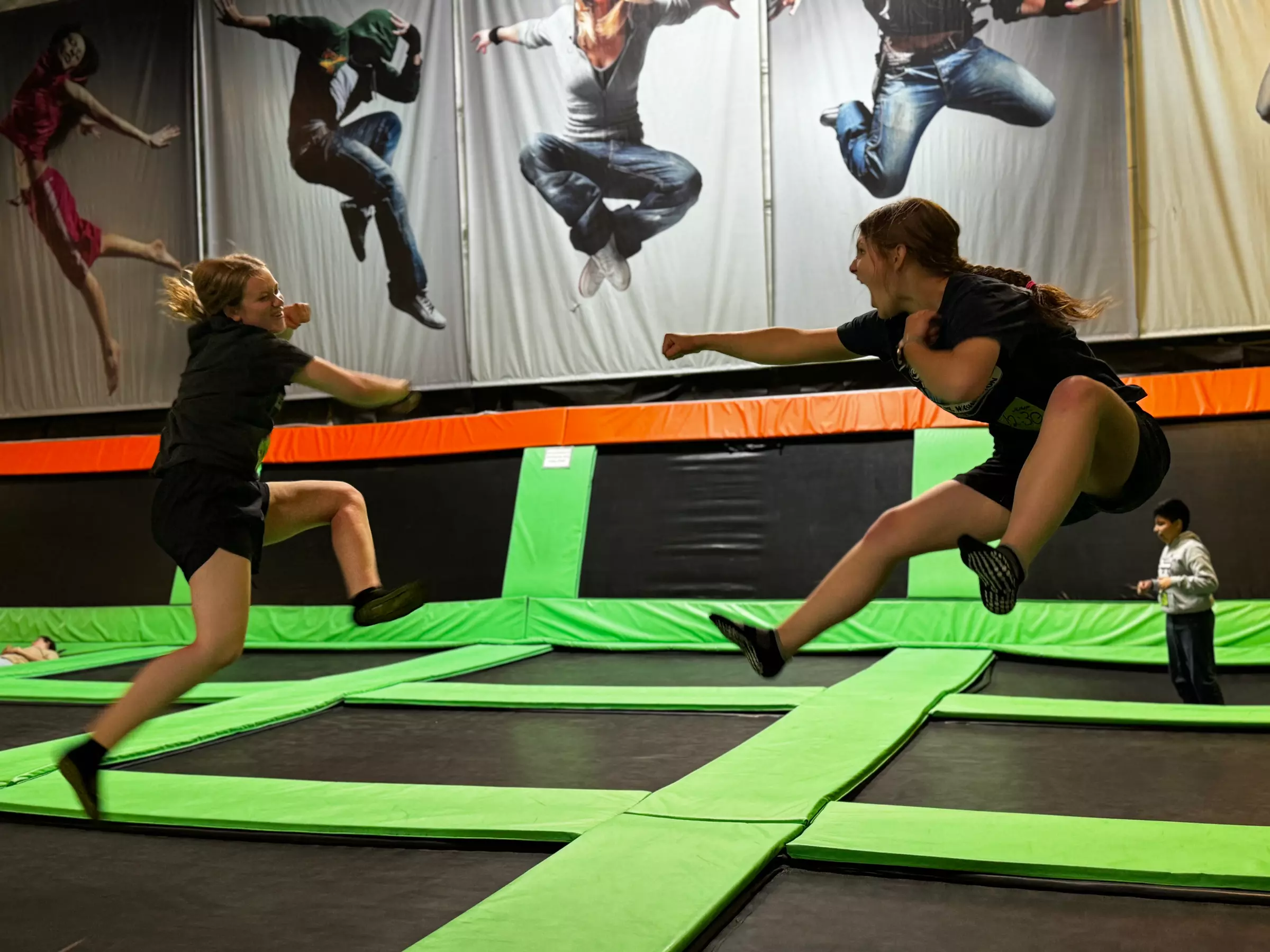 Jump and Play at Elevated Sportz Trampoline Center