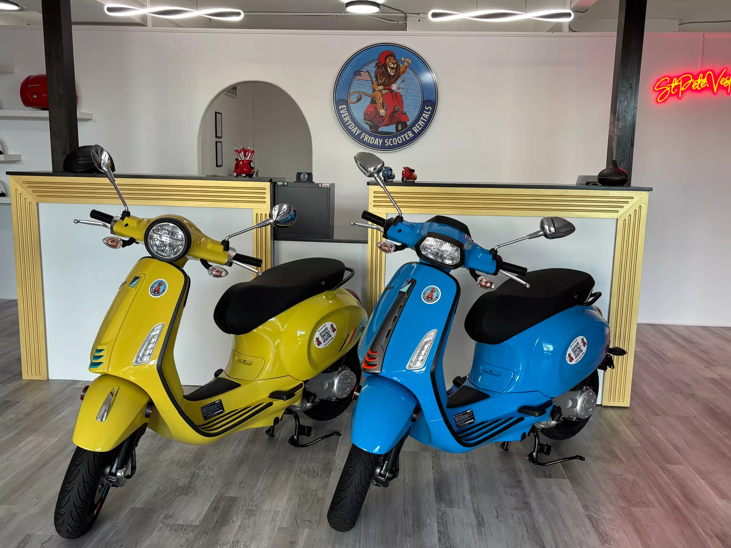 Extend the Fun: 2, 4 or 8-Hour 50cc Vespa/Scooter Rentals