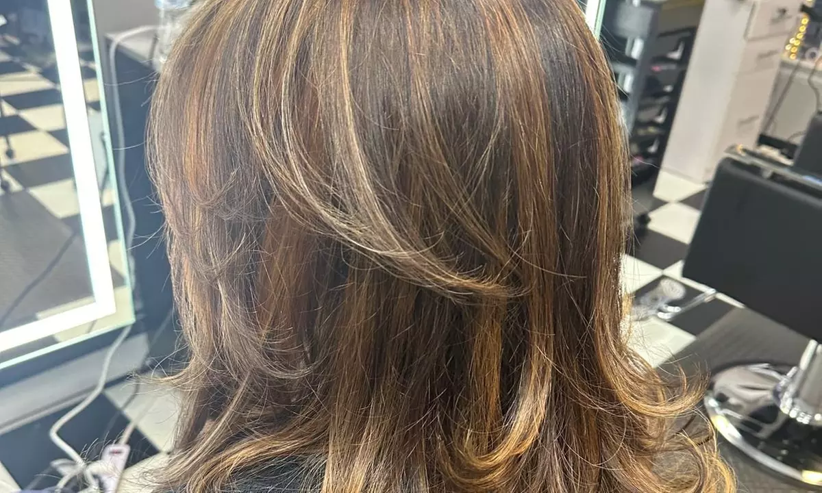 Haircut with Deep Conditioning with Partial or Full Highlights